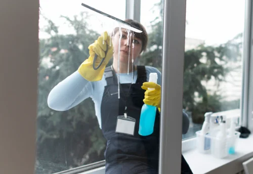 Nettoyage de vitres intérieures et extérieures au Bignon-Mirabeau
